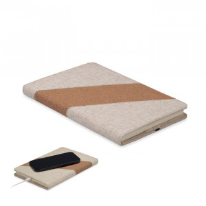 CORTONA - Notes A5 z ładowarką 15W