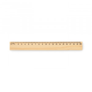 RULER20 - Drewniana linijka 20 cm